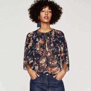 NWT Zara summer blouse size XL